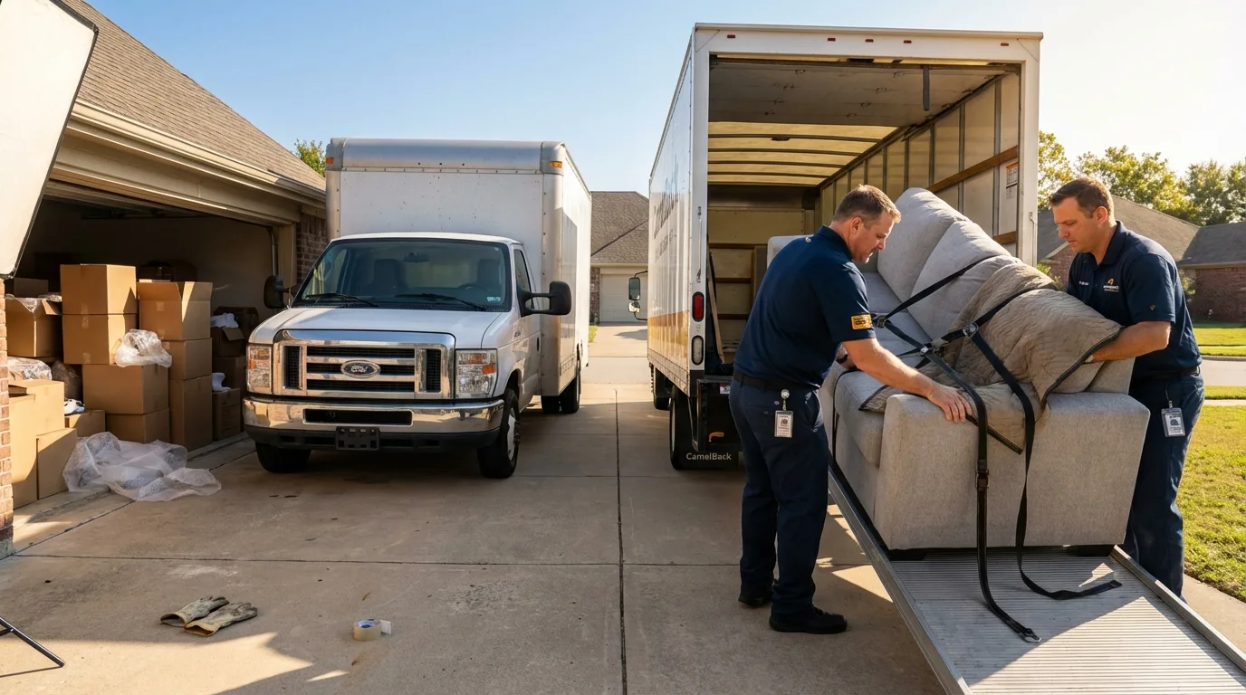 DIY truck vs professional crew comparison in Churubusco